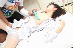 Saki Mutoh nurse has hairy slit fucked