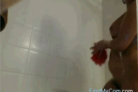 Big Booty Girl In The Shower - video 2