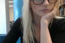 Library cam girl gets caught