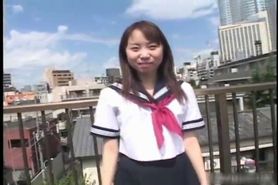 Japanese schoolgirl upskirt in public part6