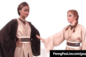 Sex Jedi Penny Pax & Ebony Master Skin Diamond Forze Fuck!
