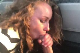 Public blowjob in the bus with my 18 years old gf and cumswallowing