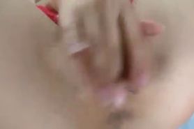 Delicious teenie closeup hole fingering