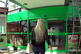 Fantastic czech nympho gets tempted in the mall and rode in pov