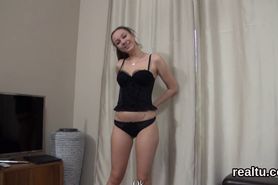 Attractive czech kitten is seduced in the mall and shagged in pov