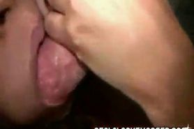 Ebony Mouth Close Up On My Dick black ebony cumshots ebony swallow interrac