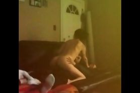 Petite Sister Fucks him by Surprise and makes him Cum in her Teen Pussy