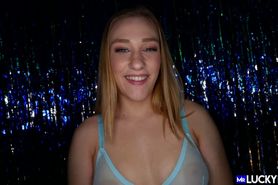 Cute Blonde Kasey Miller Throating And Fucking Dick In Pov - Mrluckypov
