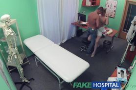 FakeHospital Stud cums all over nurses stomach