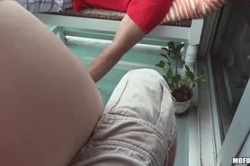 Mofos - Hot Girl Fucks On The Balcony