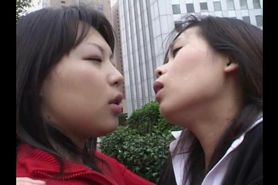 Japanese Lesbian Kissing Compilation 7