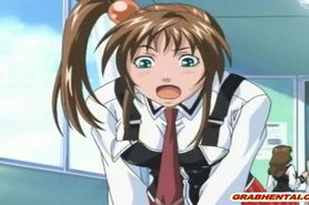 Busty hentai schoolgirl gets fucked by her teacher