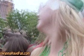 Amateur teen cum sprayed - video 4