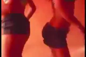 Two hot girls dancing on camera!