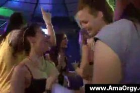 Drunk bitches have fun with stripper