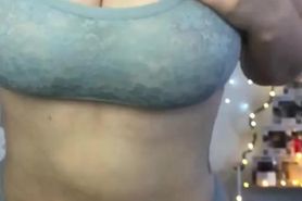 Teasing Slow Motion Boob Jiggle and Bounce (Squeezing Fat Tits)