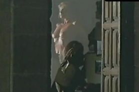 Arielle Dombasle Breasts,  Bush Scene  in Le Jour Et La Nuit