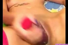 Hot Wet Sexy Pussy Masturbation with Toy Sweet Orgasm Babe
