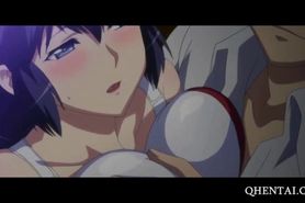 Sexy hentai girls taken hard in locker room - video 1