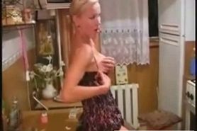 Russian blonde wife suck cock