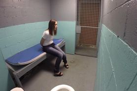 Rachel in cell