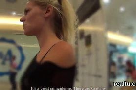 Fantastic czech chick was teased in the supermarket and nailed in pov