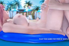 Honoka Hard Fucked Pussy 3D Sex Game
