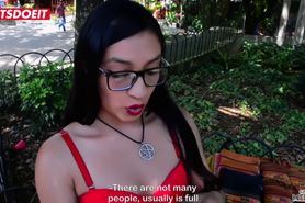 Letsdoeit - Skinny Colombian Teen Twerks Her Ass On A Bbc