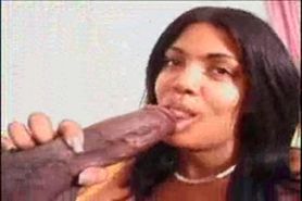 Haitian babe with phat booty gets pounded by huge black cock