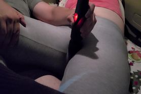 Girl In Leggings Edged And Ruined With Her New Vibrator