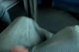 Sexy amateur milf getting fucked on the train