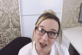 OFFICE CHEATING - DOUBLE ANAL CREAMPIE - ASS TO MOUTH POV / YOURGYMGIRL