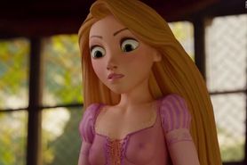 [Fuwaa] Rapunzel First Blowjob Animation - video 1