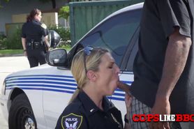 Perverted milf cops trap suspect who bangs the neighbors wife
