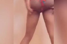 Ebony Teen Twerk Princess With The ButtPlug All In Her Ass!!