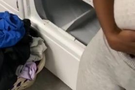 Face fucked my noisy neighbors babymom in the laundry room