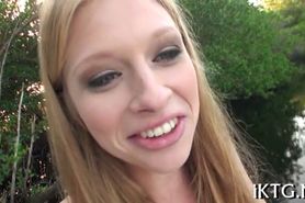 Skinny babe meets a dick - video 43