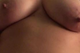Tinder Whore rubs hard dick on her dripping wet pussy