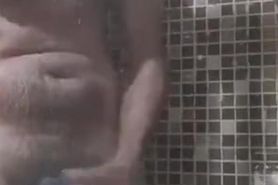 Bulgarian men masturbate under the shower