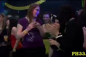 Group sex wild patty at night club - video 42