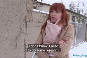 Public Agent German redhead Anny Aurora loves dick