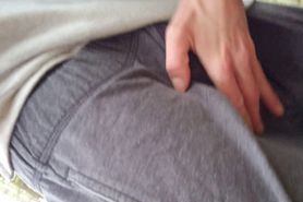 Public Dry Humping Leads to Quick Cum