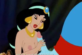 Jasmine is sucking Genie`s dick - video 2