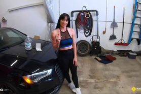Roadside - Leila LaRocco Fucks To Pay For Her Car Bill