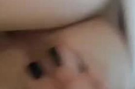 Close up asshole fingering