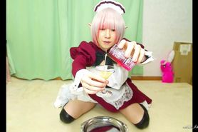 Trap Elf Maid make Cum milk juice