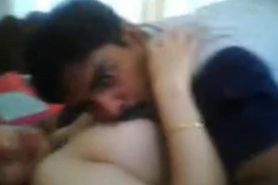 Indian couple fucks in front of the webcam