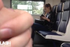 Flash Cock For Girl On Train