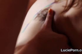 Amateur lesbo sweeties get their tight fuckboxes licked and penetrated