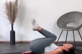 Sexy Workout in White Ankle Socks